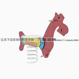 3D兒童木馬模型