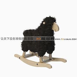 3D兒童木馬模型
