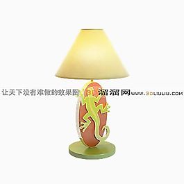 3D臺燈模型