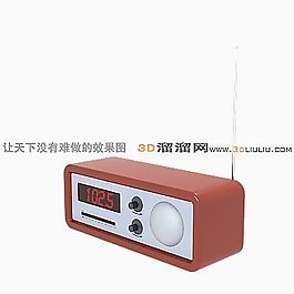 3D收音機(jī)模型