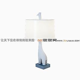 3D臺(tái)燈模型