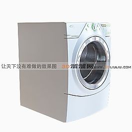 3D洗衣机模型