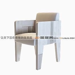3D休閑椅模型
