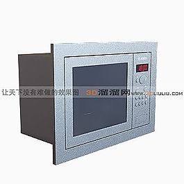 3D微波爐模型