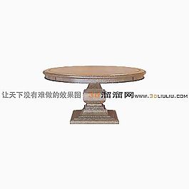 3D圓桌模型