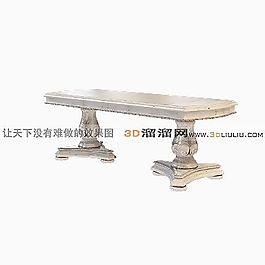 3D餐桌模型