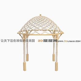 3D凉亭模型
