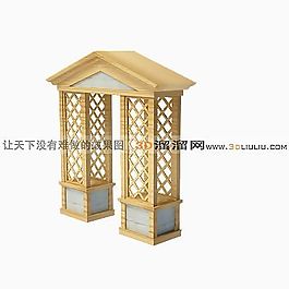 3D園林小品模型