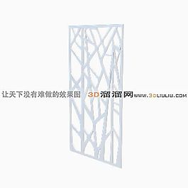3D隔斷模型
