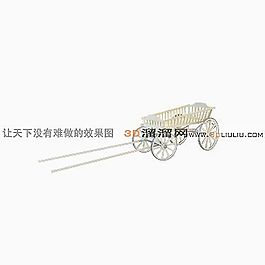 3D手推車模型