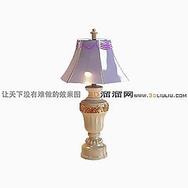 3D臺(tái)燈模型