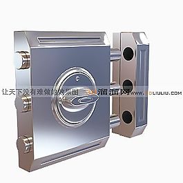 3D门锁模型