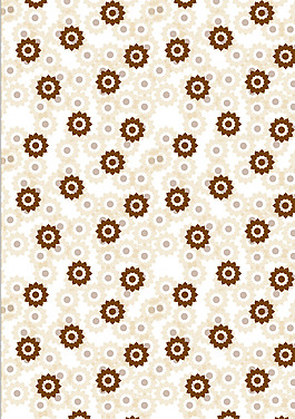 咖啡色矢量太陽花底圖