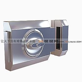 3D门锁模型