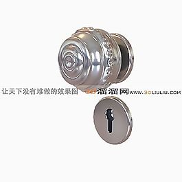 3D门锁模型