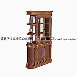 3D酒柜模型