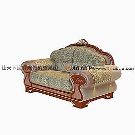 3D雙人沙發(fā)模型