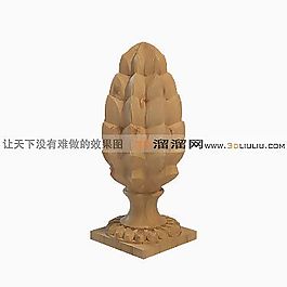3D歐式構(gòu)件模型