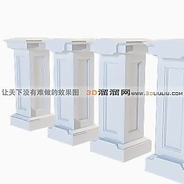 3D柱子模型