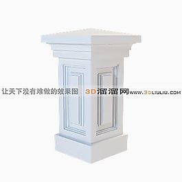 3D柱子模型