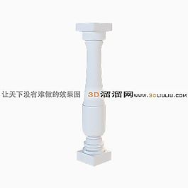 3D柱子模型