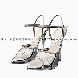 3D涼鞋模型