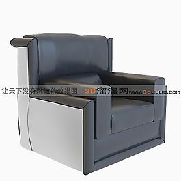 3D單人沙發(fā)模型
