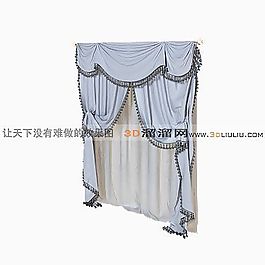 3D百折簾模型