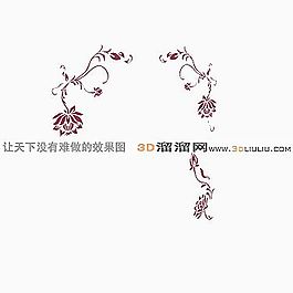 3D花紋模型