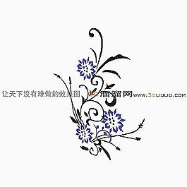 3D花紋模型