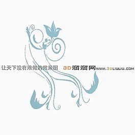 3D花紋模型