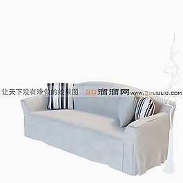 3D多人沙發(fā)模型