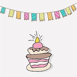 為慶祝生日賀卡或背景