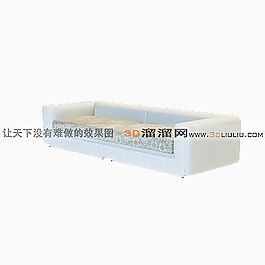 3D多人沙發(fā)模型