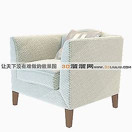 3D單人沙發(fā)模型