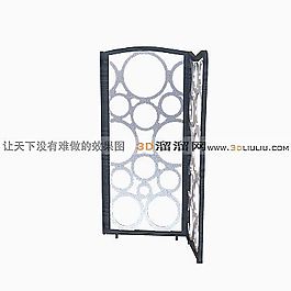 3D隔斷模型