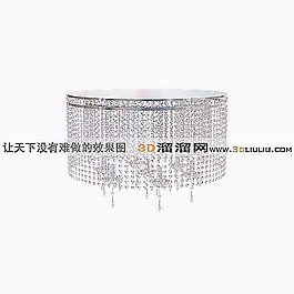 3D吸頂燈模型