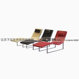 3D休閑椅模型