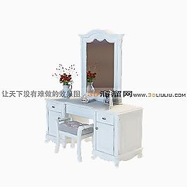 3D梳妝臺模型