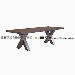 3D桌子模型