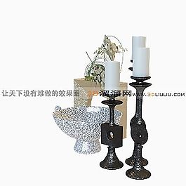 3D陳設(shè)品模型