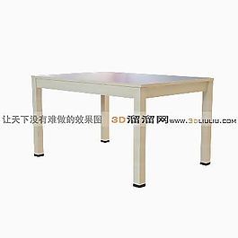 3D餐桌模型