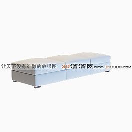 3D沙發(fā)凳模型