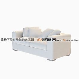 3D雙人沙發(fā)模型