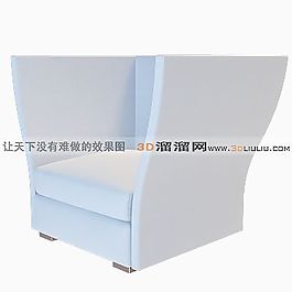 3D單人沙發(fā)模型