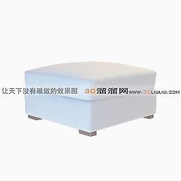 3D沙發(fā)凳模型