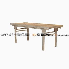 3D桌子模型