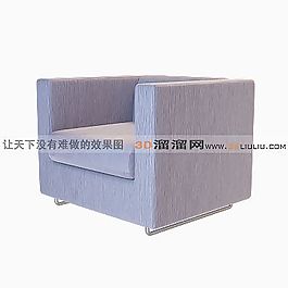 3D單人沙發(fā)模型