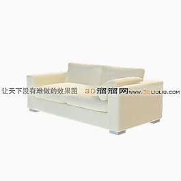 3D雙人沙發(fā)模型