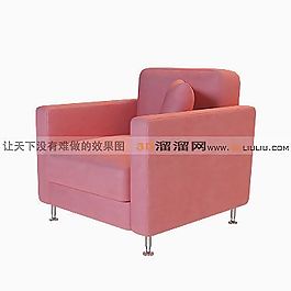 3D單人沙發(fā)模型
